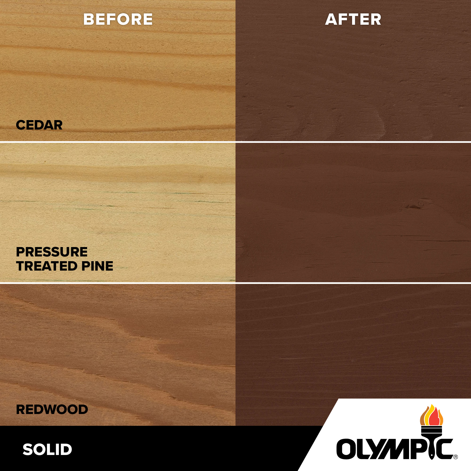 Exterior Wood Stain Colors - Russet - Wood Stain Colors From Olympic.com