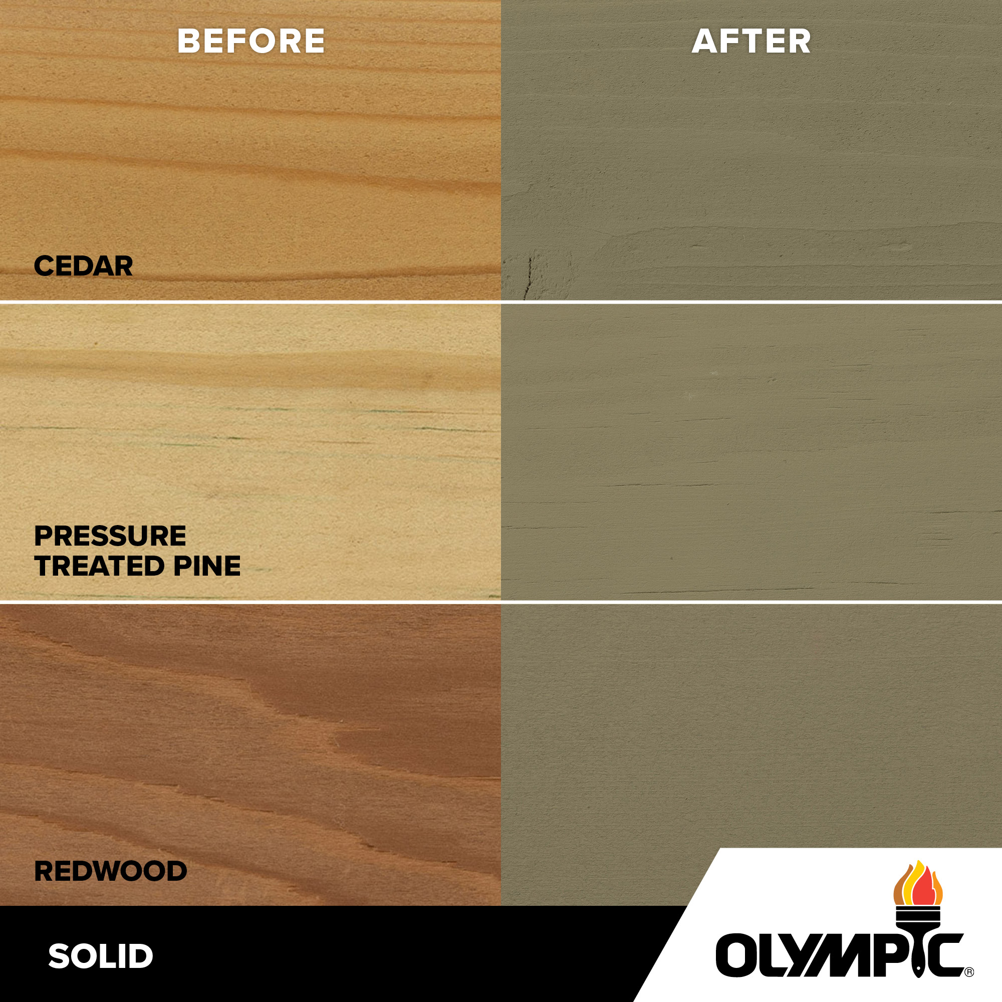 Exterior Wood Stain Colors - Dark Ash - Wood Stain Colors From Olympic.com