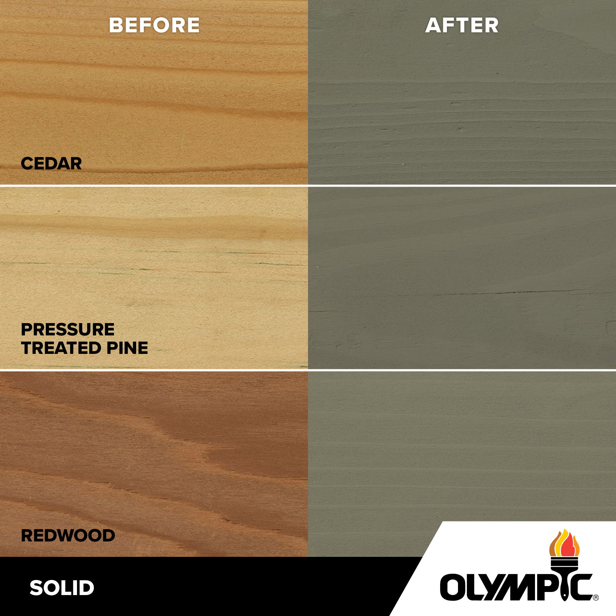 Exterior Wood Stain Colors - Stonehedge - Wood Stain Colors From Olympic.com