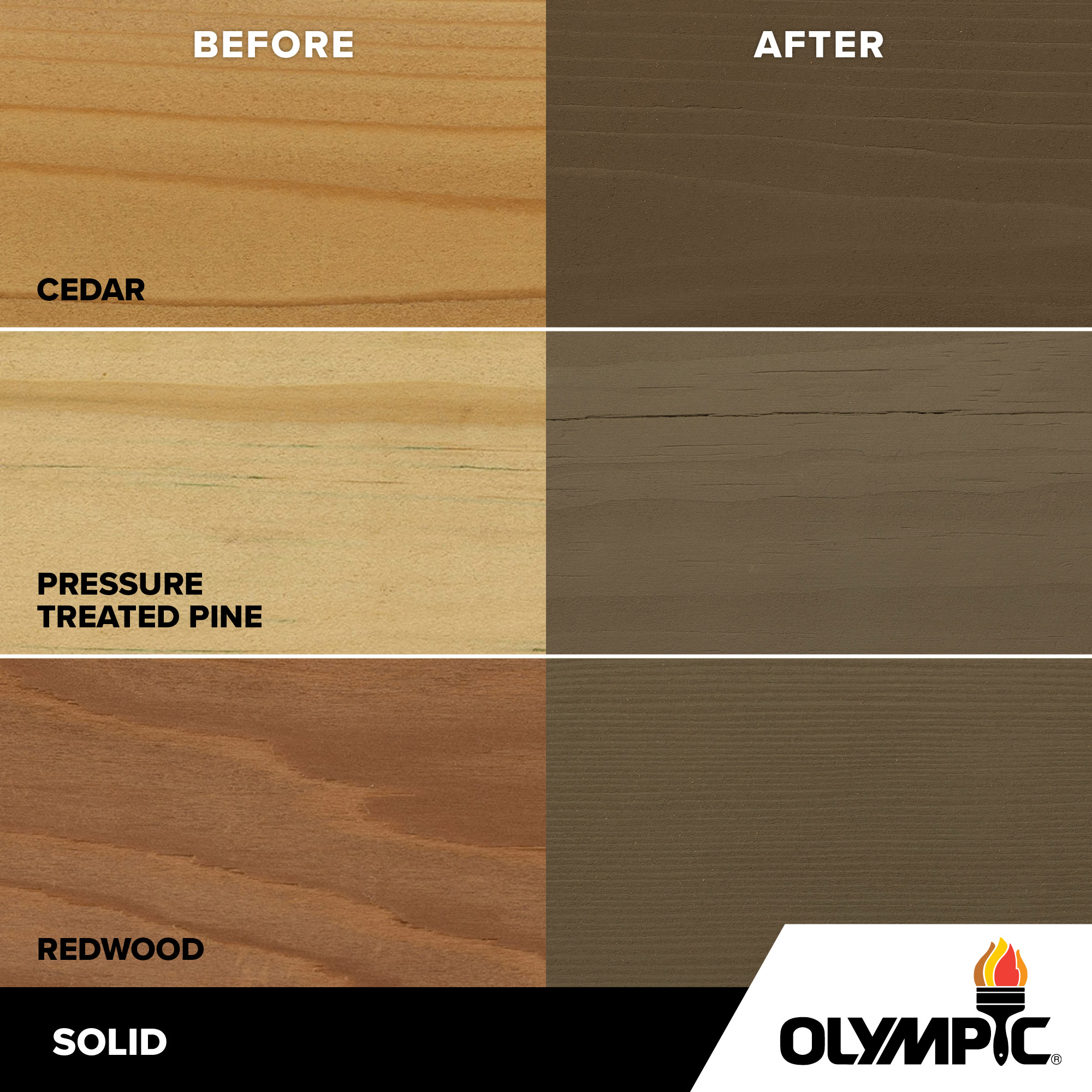 Exterior Wood Stain Colors - Granite - Wood Stain Colors From Olympic.com