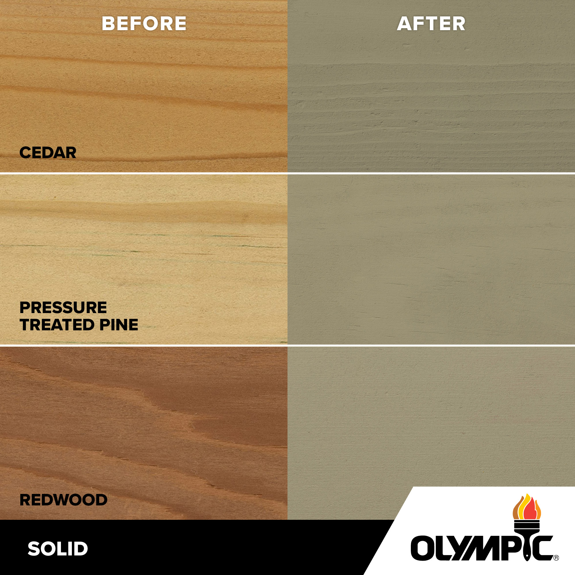 Exterior Wood Stain Colors - Mullion Gray - Wood Stain Colors From Olympic.com