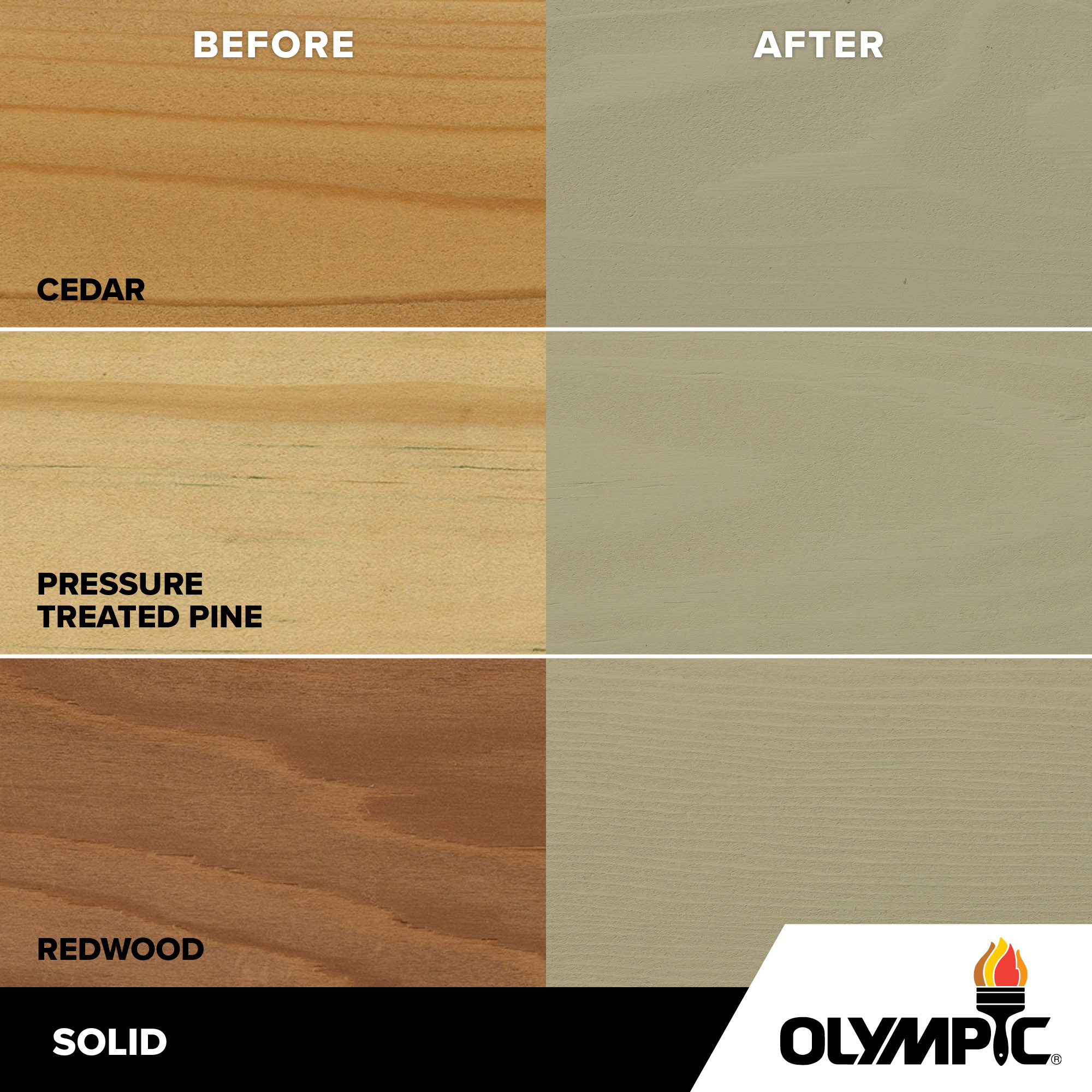 Exterior Wood Stain Colors - Vanilla Bean - Wood Stain Colors From Olympic.com