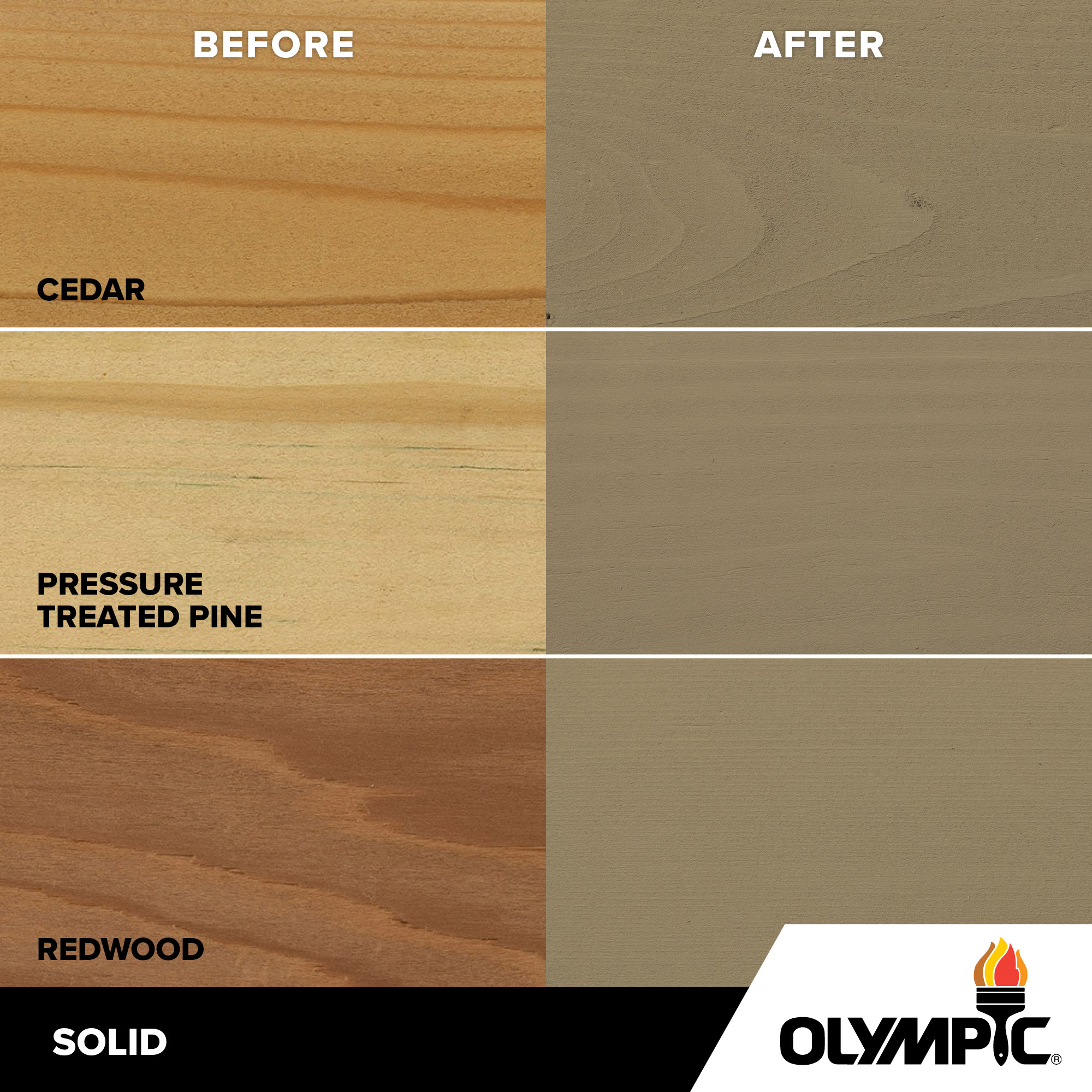 Exterior Wood Stain Colors - Jefferson Tan - Wood Stain Colors From Olympic.com