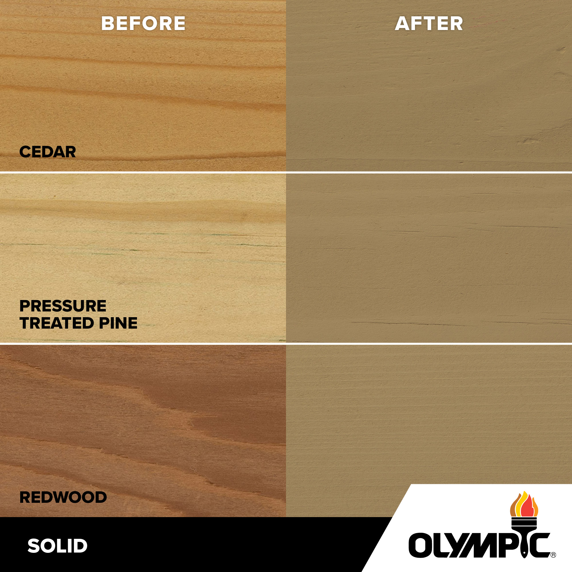 Exterior Wood Stain Colors - Beige Gray - Wood Stain Colors From Olympic.com
