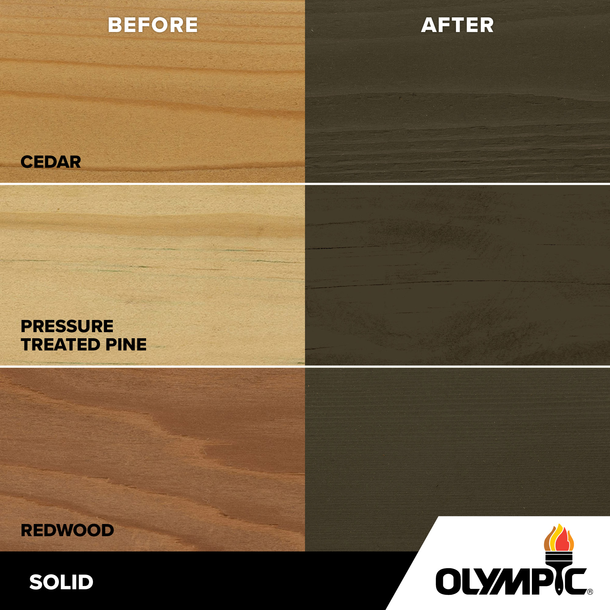 Exterior Wood Stain Colors - Mink - Wood Stain Colors From Olympic.com